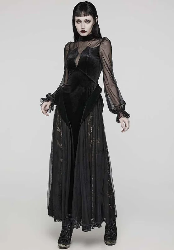 Velvet bustiers for a soft and plush feelDraconia Velvet | MAXI DRESS