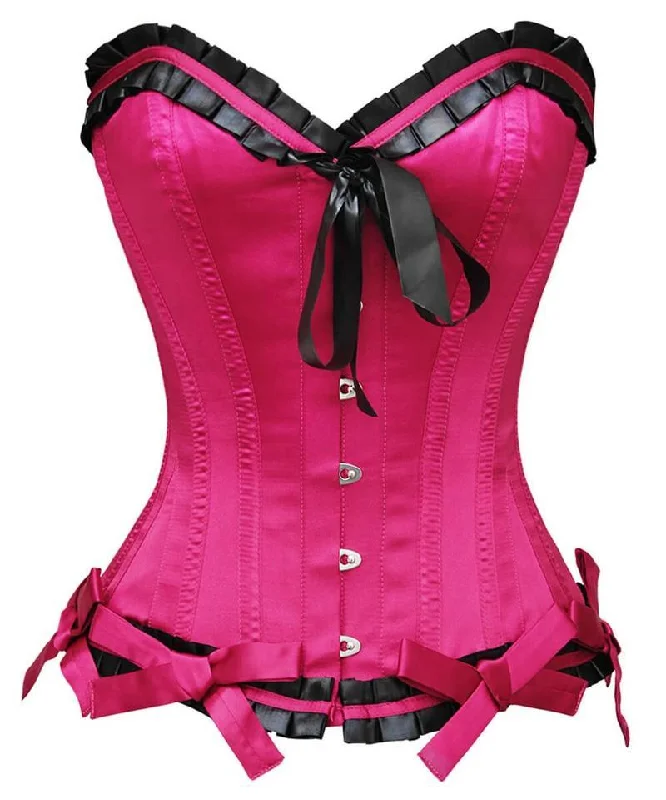 Floral - patterned corsets for a romantic and spring - like feelNaia Burlesque Magenta Overbust Corset Floral - patterned corsets for a romantic and spring - like feelNaia Burlesque Magenta Overbust Corset
