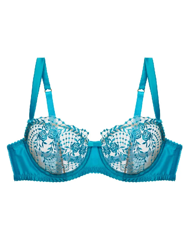 Women's Lingerie for Post-SurgeryJulies Roses Butterfly Blue Underwire Bra (Last chance to buy) Women's Lingerie for Post-SurgeryJulies Roses Butterfly Blue Underwire Bra (Last chance to buy)