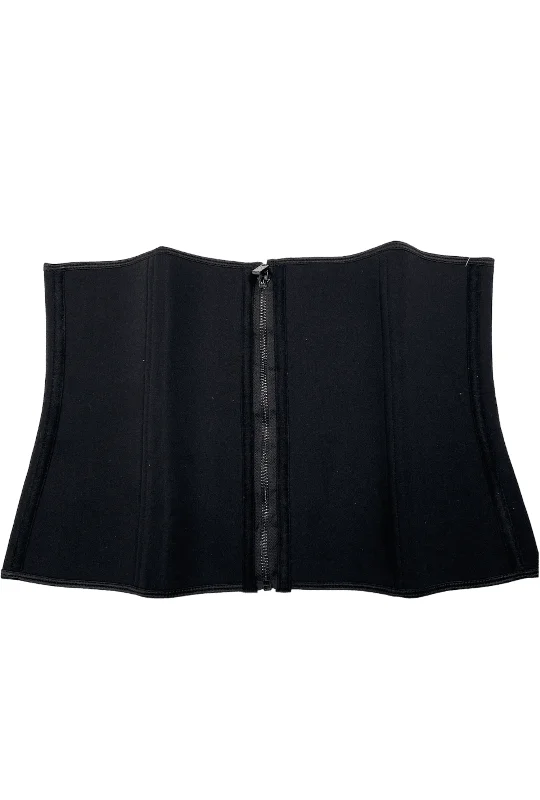 Floral - patterned corsets for a romantic and spring - like feelBlack Neoprene Waist Trainer with Zips Floral - patterned corsets for a romantic and spring - like feelBlack Neoprene Waist Trainer with Zips