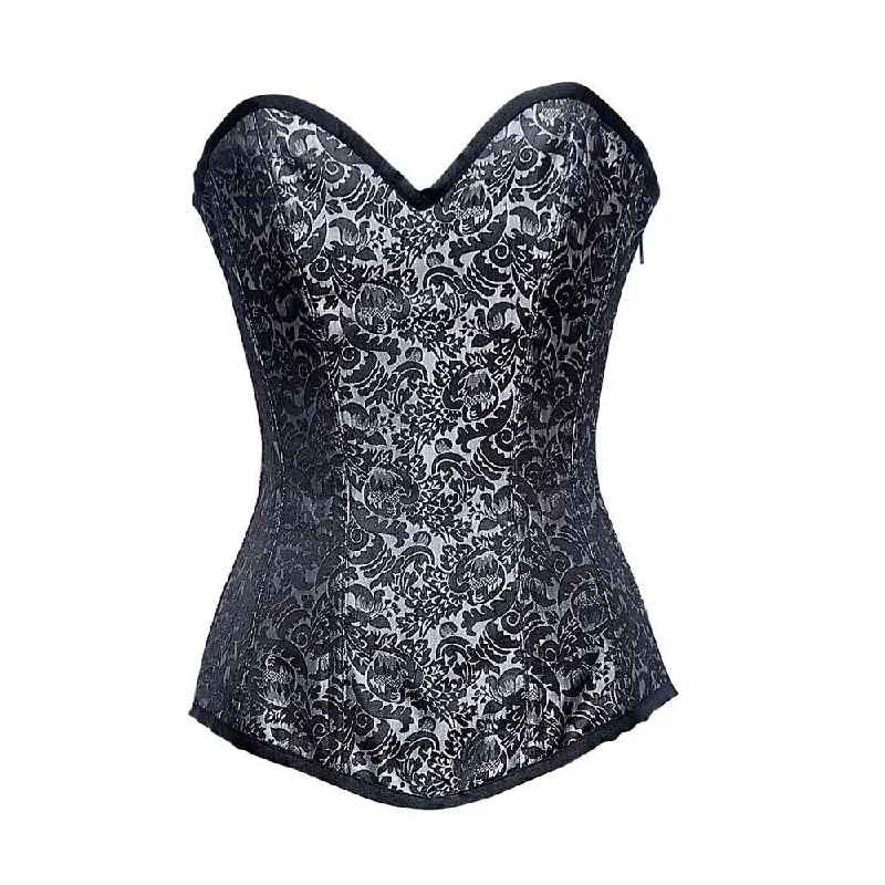 Removable - boning corsets for easy cleaningCharleston Longline Overbust Corset