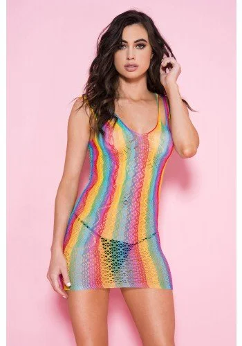 Designer Lingerie Sets for Women Rainbow Shredded Straps