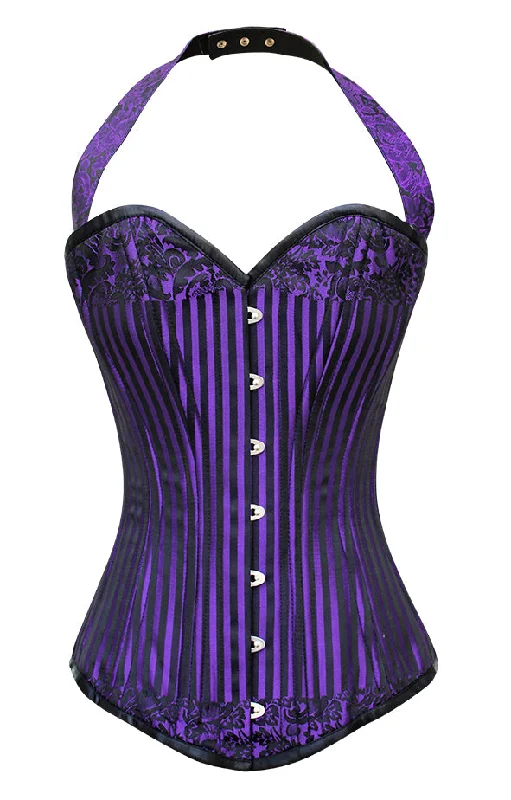 Steampunk - themed bustiers with brass accentsPaulette Custom Made Corset