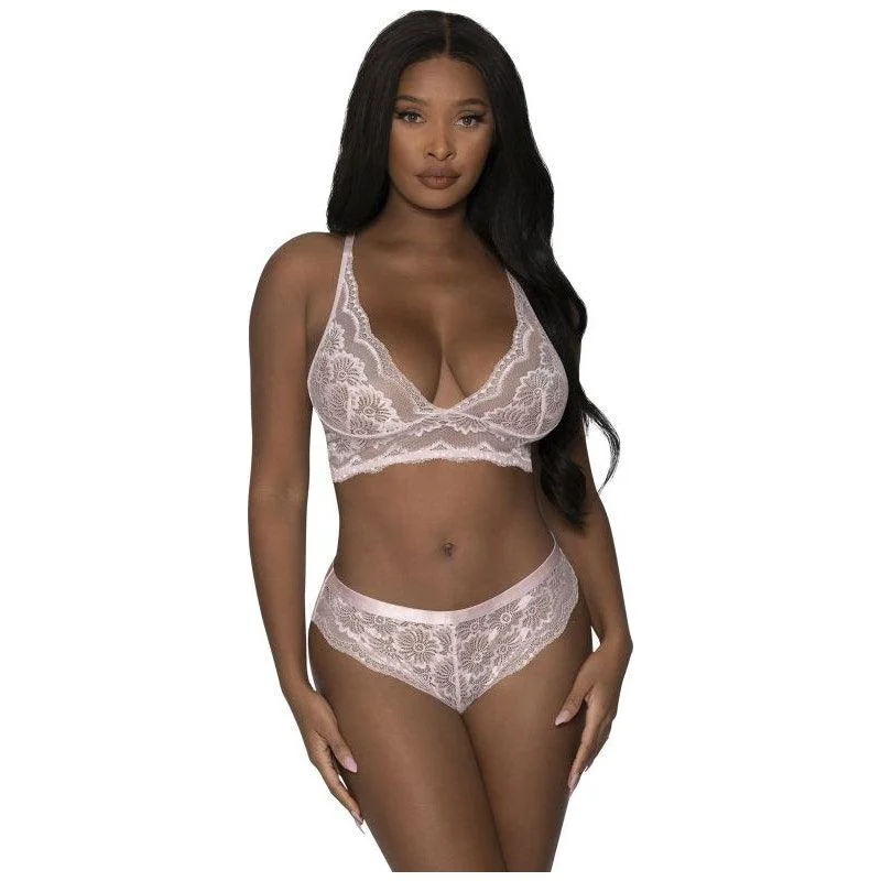 Women's Lace Push-Up BrasLace Cami and Short Set