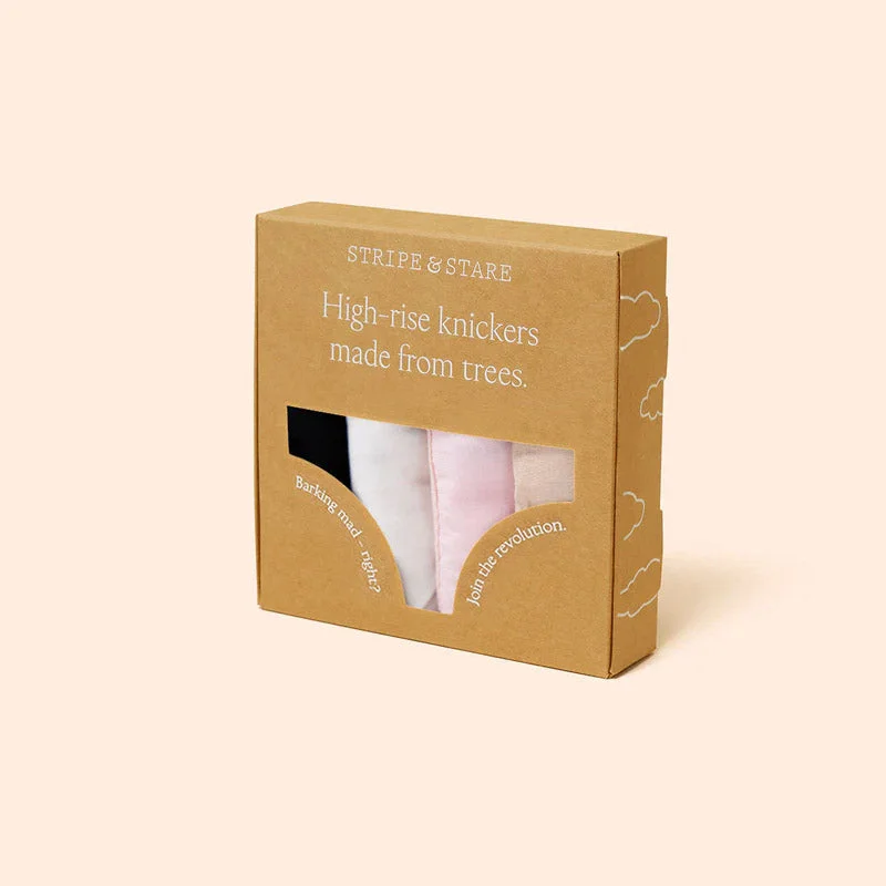 Women's Maternity Lingerie Sand Essential High Rise Four Knicker Box