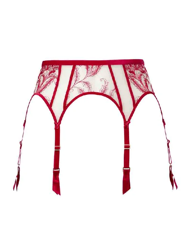 Plus Size Lace Lingerie for WomenNocturnelle Flame Suspender Belt by Dita Von Teese - LAST CHANCE Plus Size Lace Lingerie for WomenNocturnelle Flame Suspender Belt by Dita Von Teese - LAST CHANCE
