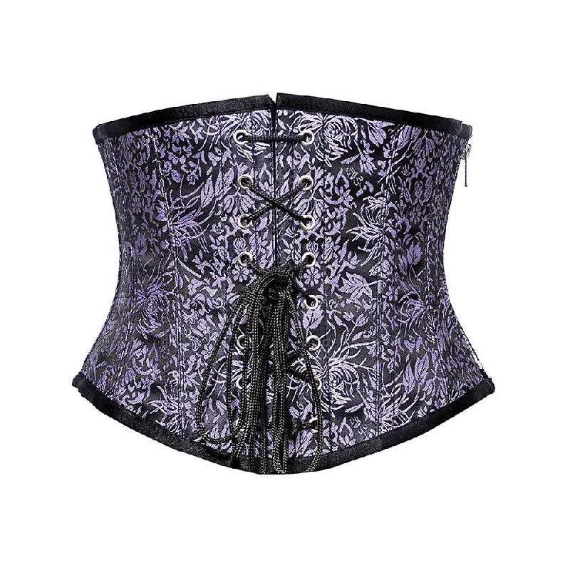 White bustiers for a pure and innocent aestheticCaroline Straight Cut Underbust Corset
