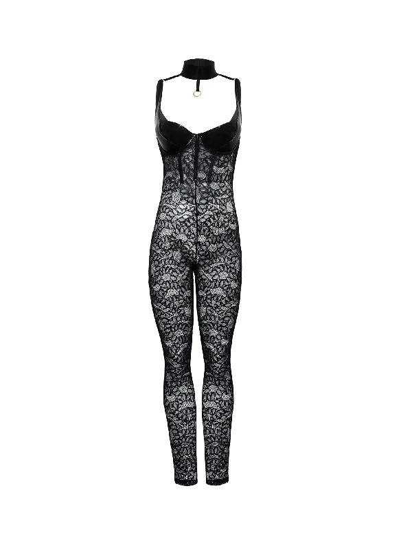 Women's Tummy Control LingerieFetish Wear Me Now, Wear Me Later Bustier Lace Catsuit Women's Tummy Control LingerieFetish Wear Me Now, Wear Me Later Bustier Lace Catsuit