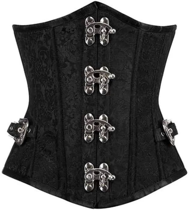Burlesque - inspired bustiers for a performance lookArian Brocade Underbust with side buckles Burlesque - inspired bustiers for a performance lookArian Brocade Underbust with side buckles