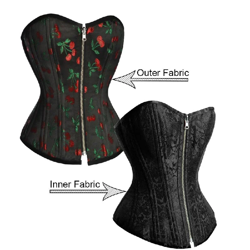 Floral - patterned corsets for a romantic and spring - like feelElaine Reversible Waist Training Corset Floral - patterned corsets for a romantic and spring - like feelElaine Reversible Waist Training Corset