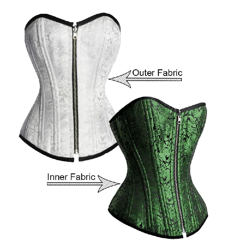 White bustiers for a pure and innocent aestheticEiza Reversible Waist Training Corset White bustiers for a pure and innocent aestheticEiza Reversible Waist Training Corset