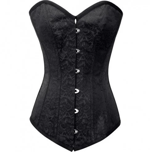 French - style bustiers for a romantic lookEB-9051 BLACK BRO-100