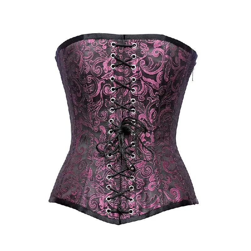 Steampunk - themed bustiers with brass accentsCarter Overbust Corset