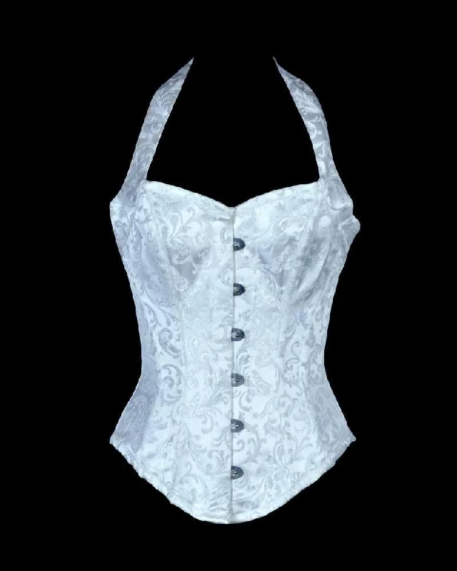 Pastel - colored corsets for a soft and feminine appealIsabela Overbust Halter Neck Corset Pastel - colored corsets for a soft and feminine appealIsabela Overbust Halter Neck Corset
