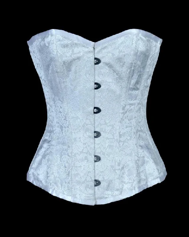 Gothic - inspired bustiers featuring dark colors and studsIndigo Overbust Corset