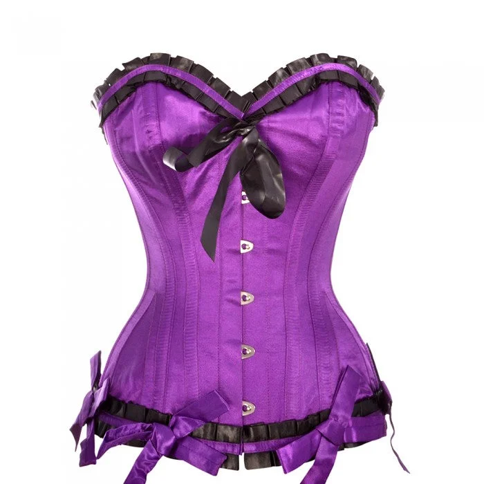 Geometric - printed bustiers for a modern and trendy lookSamara Burlesque Purple Overbust Corset Geometric - printed bustiers for a modern and trendy lookSamara Burlesque Purple Overbust Corset