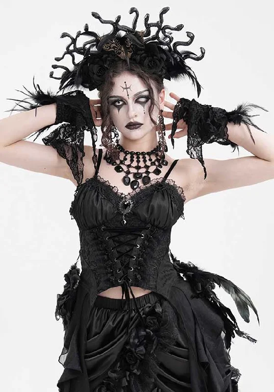 White bustiers for a pure and innocent aestheticLaced Briar | CORSET TOP
