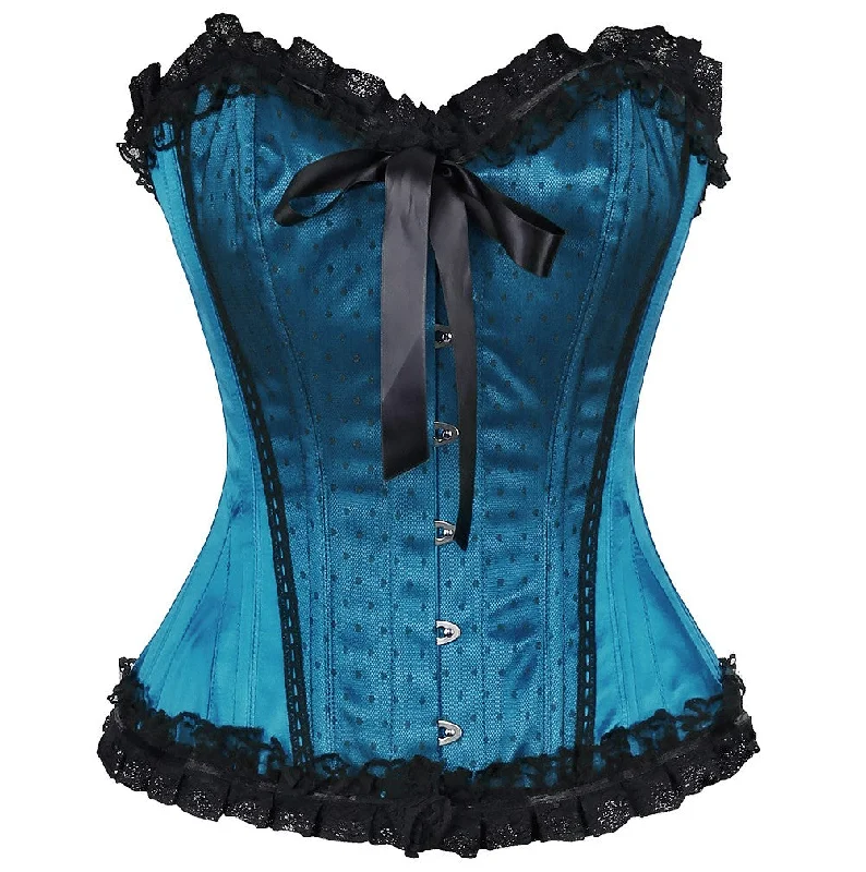 Red corsets for a passionate and attention - grabbing styleReggie Satin Lace Overlay Burlesque Corset Red corsets for a passionate and attention - grabbing styleReggie Satin Lace Overlay Burlesque Corset