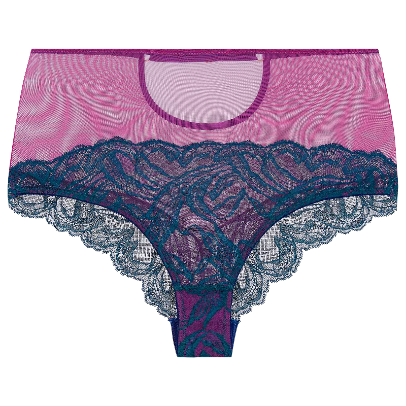 Plus Size Lace Lingerie for Women Brea Lace High Waist Knicker