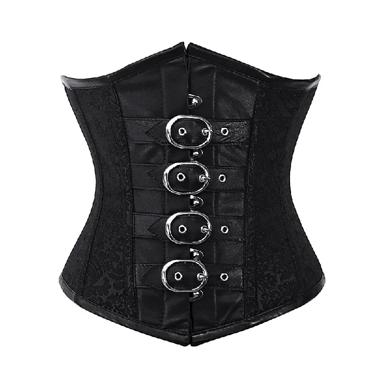 Wedding - style bustiers for bridesmaids or special eventsFrnace Black Gothic Underbust Corset Wedding - style bustiers for bridesmaids or special eventsFrnace Black Gothic Underbust Corset
