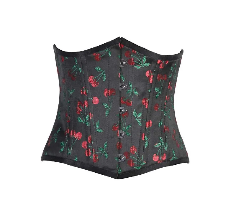 Wedding - style bustiers for bridesmaids or special eventsWT-UB CHERRY BROCADE