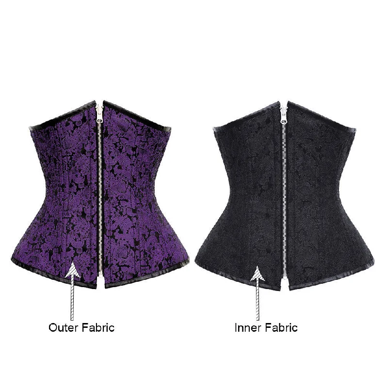 Floral - patterned corsets for a romantic and spring - like feelAlyna Reversible Waist Training Corset Floral - patterned corsets for a romantic and spring - like feelAlyna Reversible Waist Training Corset