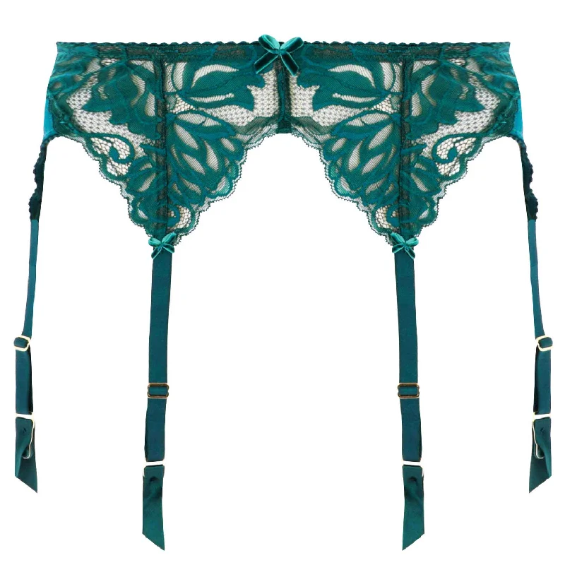Plus Size Lace Lingerie for WomenNEW! Gwendoline Shady Spruce Suspender Belt by Dita Von Teese Plus Size Lace Lingerie for WomenNEW! Gwendoline Shady Spruce Suspender Belt by Dita Von Teese