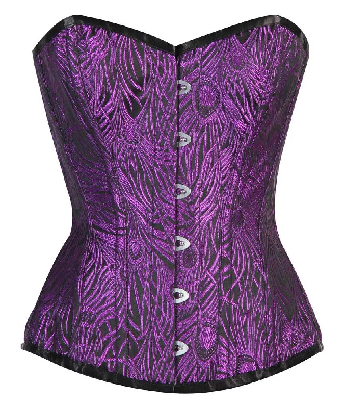Neoprene corsets for a stretchy and form - fitting styleELEGANT PURPLE FEATHER (PEACOCK) Neoprene corsets for a stretchy and form - fitting styleELEGANT PURPLE FEATHER (PEACOCK)