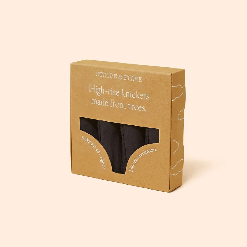 Eco-Friendly Organic Lingerie for Women High Rise Four Knicker Box