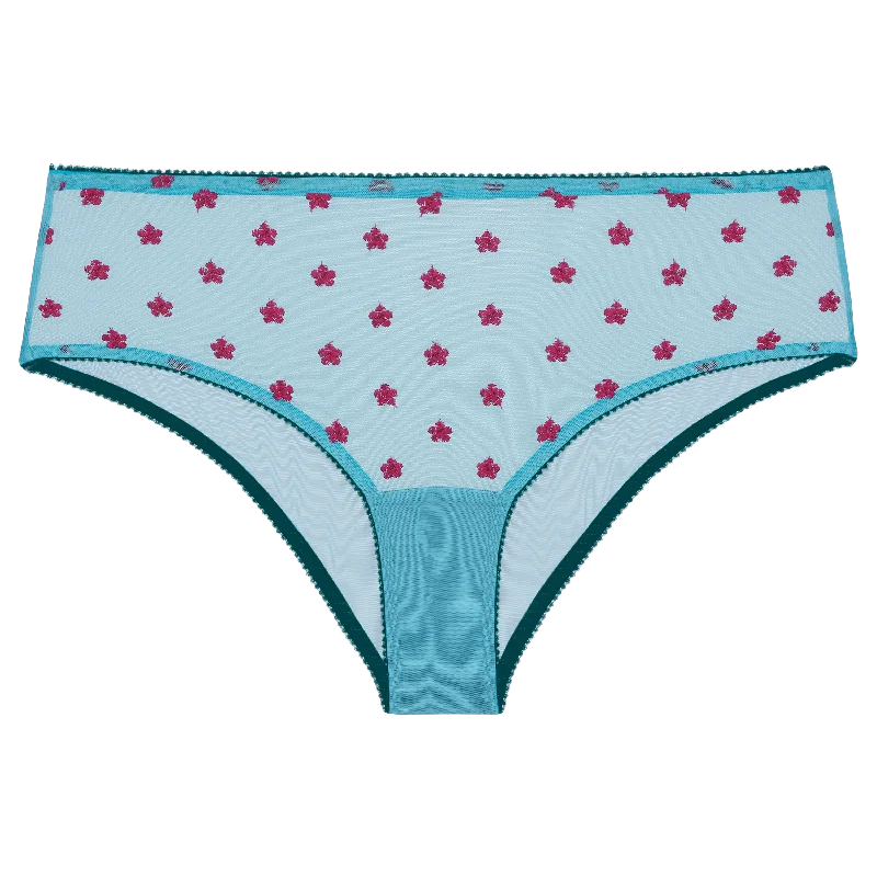 Comfortable Cotton Lingerie for Women Maudie Embroidery High Waist Knicker