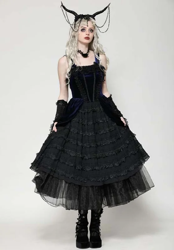 Waist - training corsets for long - term figure shapingIndigo Party | DOLL DRESS