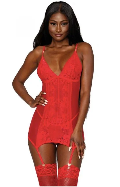 Affordable Lingerie for Women Heart Garter Slip