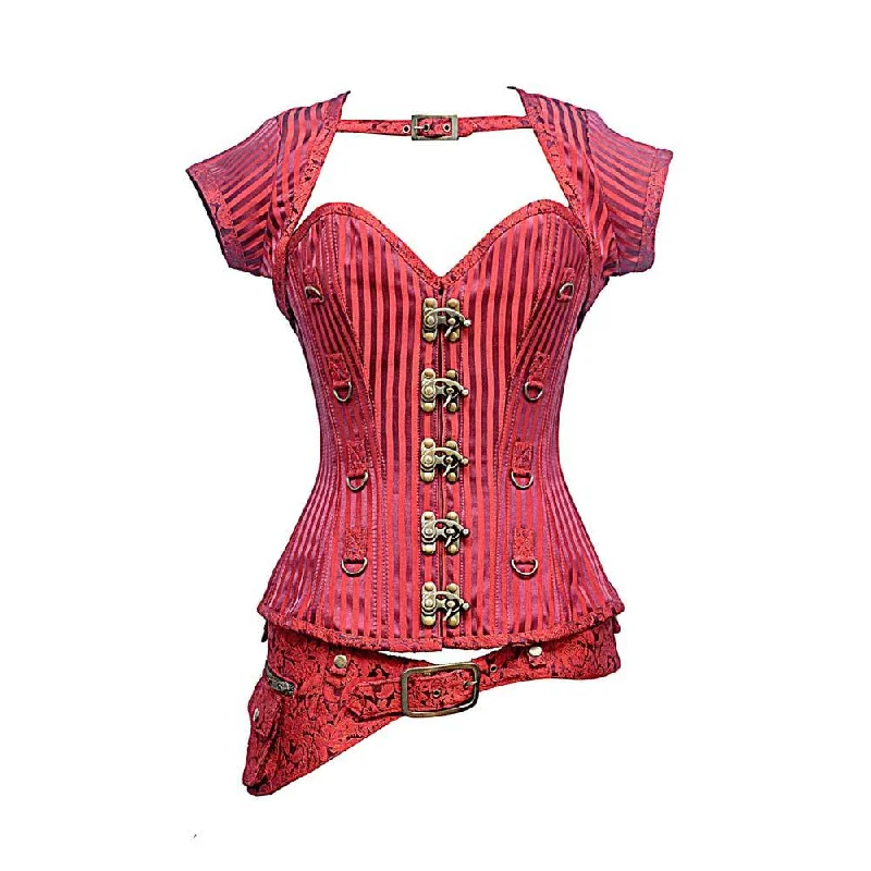 Compression bustiers for a slimming effectCapri Steampunk Overbust Corset