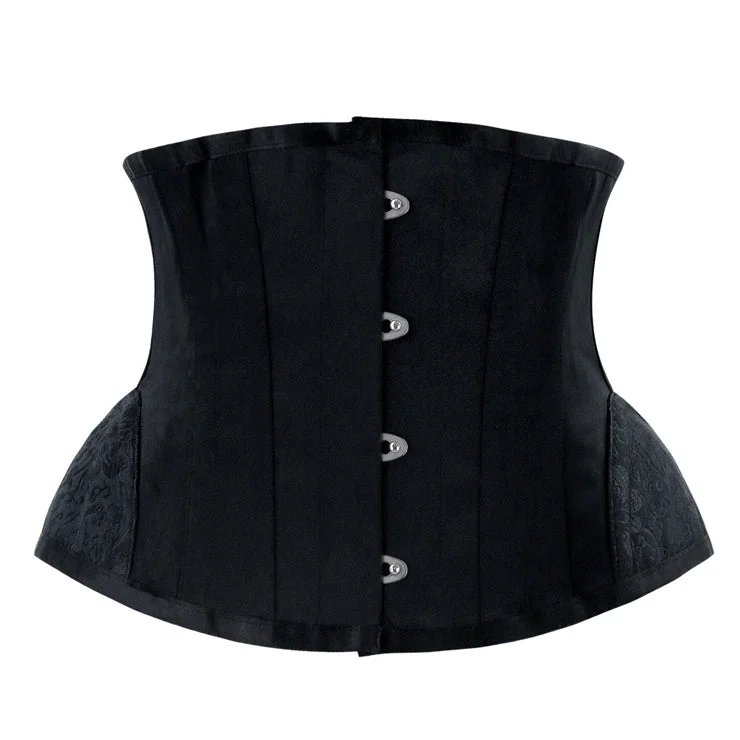 Posture - correcting bustiers for better spinal alignmentVintage Hip Black Underbust Corset Posture - correcting bustiers for better spinal alignmentVintage Hip Black Underbust Corset
