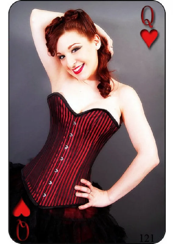 Gothic - inspired bustiers featuring dark colors and studsAnnelise Longline Overbust Corset Gothic - inspired bustiers featuring dark colors and studsAnnelise Longline Overbust Corset