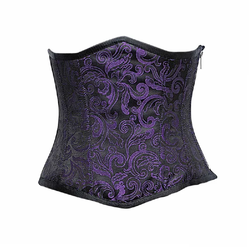 Brocade bustiers with a rich and textured appearanceCeline Underbust Corset