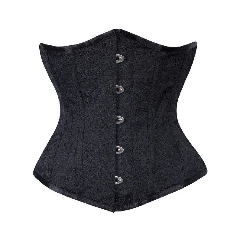 Lace - covered corsets for a feminine touchCANDY BLACK BRO-100