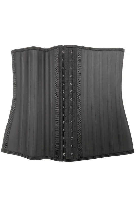 Steampunk - themed bustiers with brass accentsDeluxe Steel Boned Latex Waist Trainer Steampunk - themed bustiers with brass accentsDeluxe Steel Boned Latex Waist Trainer