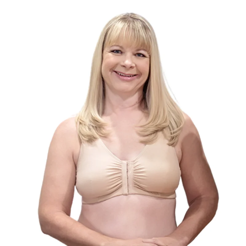 Women's unpadded bras for a natural lookAmerican Breast Care 110 Leisure Bra, Beige | Beige ABC Leisure Front Closure bras Women's unpadded bras for a natural lookAmerican Breast Care 110 Leisure Bra, Beige | Beige ABC Leisure Front Closure bras