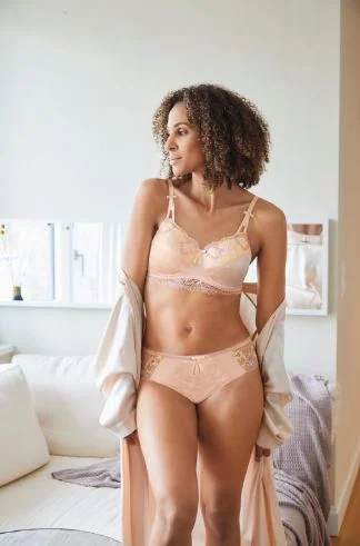 Women's bras with a neoprene componentAmoena Arya Padded Wire-Free Bra