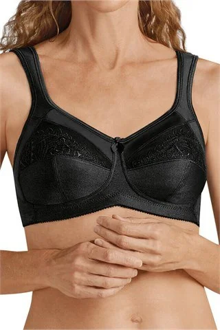 Women's convertible bras with multiple strap optionsAmoena Isadora Wire-Free Bra - Black Women's convertible bras with multiple strap optionsAmoena Isadora Wire-Free Bra - Black