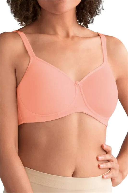 Women's bras featuring a microfiber materialAmoena Mara Padded Wire-Free Bra - Apricot Women's bras featuring a microfiber materialAmoena Mara Padded Wire-Free Bra - Apricot