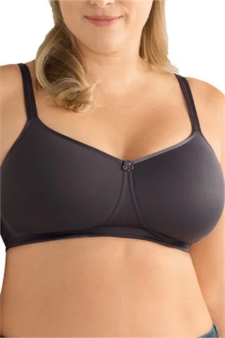Women's bras crafted from stretchy spandexAmoena Mara Padded Wire-Free Bra - Dark Grey Women's bras crafted from stretchy spandexAmoena Mara Padded Wire-Free Bra - Dark Grey