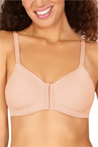 Women's bras with a contoured cup designAmoena Mara Wire-Free Front-Closure Padded Bra - Blush Women's bras with a contoured cup designAmoena Mara Wire-Free Front-Closure Padded Bra - Blush