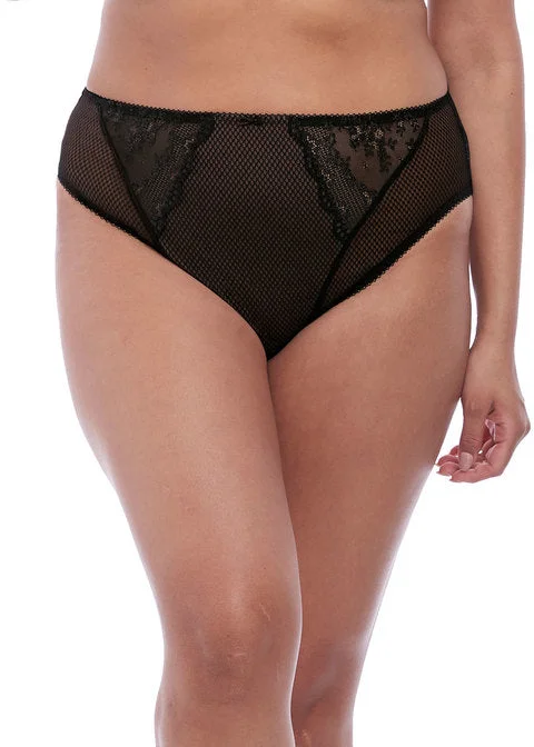 Women's balconette bras with lace trimElomi Charley High Leg Brief, Black