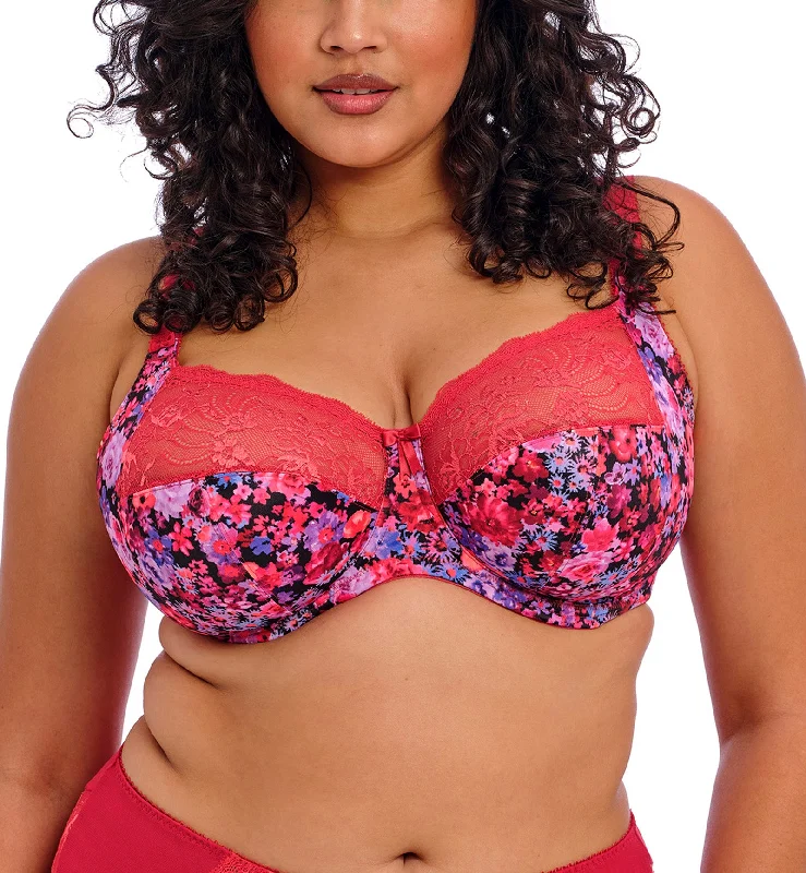 Bra with a balconette style for a flirty neckline Elomi Morgan Stretch Lace Banded Underwire Bra (4110) - Sunset Meadow Bra with a balconette style for a flirty neckline Elomi Morgan Stretch Lace Banded Underwire Bra (4110) - Sunset Meadow