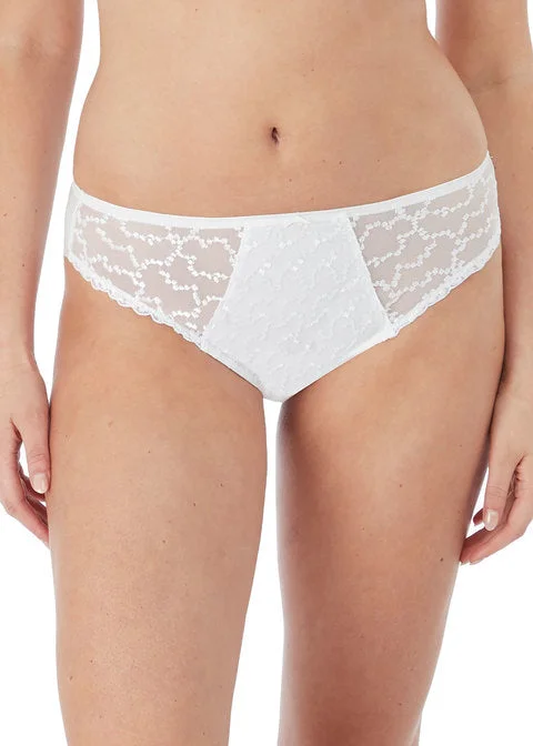 Women's bras with a satin finishFantasie Ana Panty, White