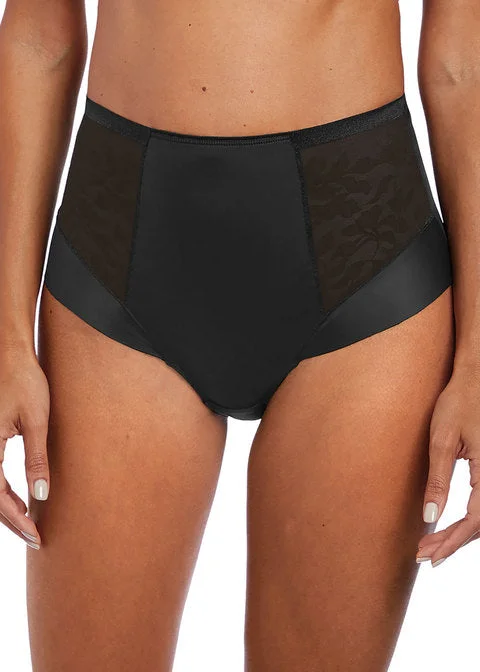 Women's bras featuring a microfiber materialFantasie Illusion High Waist Panty, Black