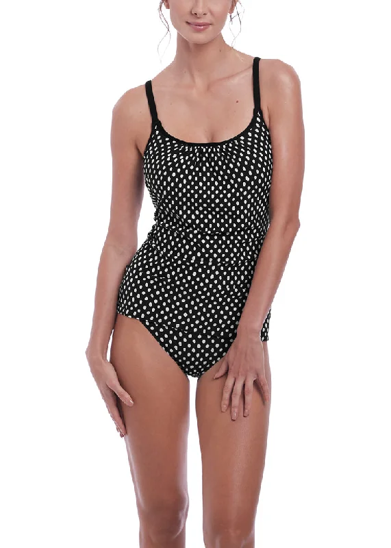 Women's convertible bras with multiple strap optionsFantasie Santa Monica Underwire Scoop Neck Tankini, Black and White Women's convertible bras with multiple strap optionsFantasie Santa Monica Underwire Scoop Neck Tankini, Black and White