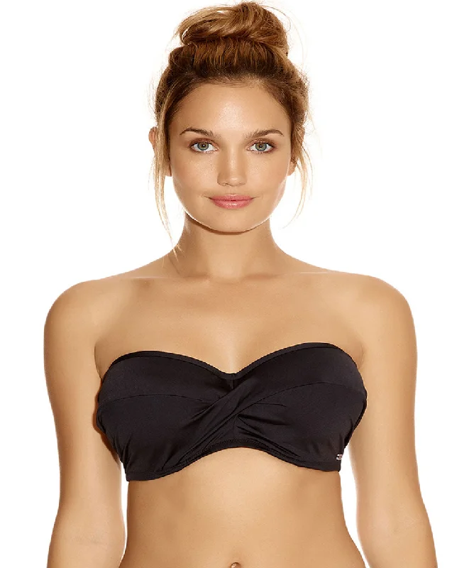 Women's bras made of breathable meshFantasie Versailles Twist Front Bandeau Bikini Top, Black Women's bras made of breathable meshFantasie Versailles Twist Front Bandeau Bikini Top, Black